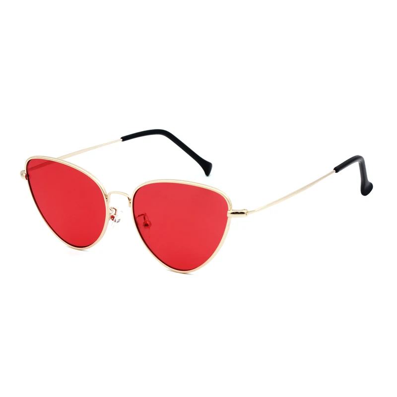 

30625 Superhot Popular Ladies Cat Eye Sun glasses Metal Sunglasses