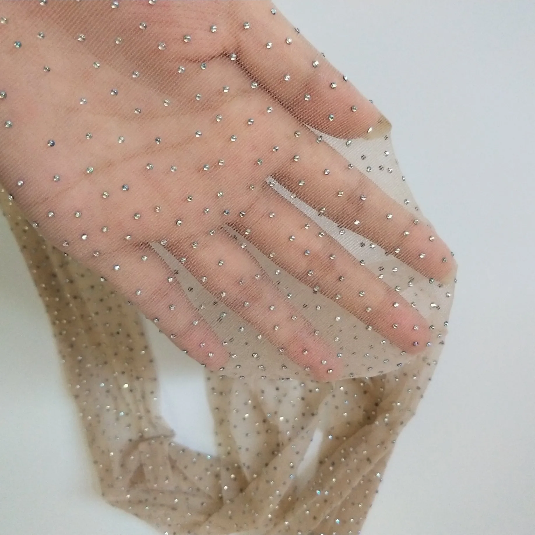 Women's Sexy Sparkle Rhinestone Pantyhose with Golden Silk Tight
