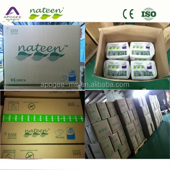 Nateen Brand Large Adult Diaper for Inconvenient Person