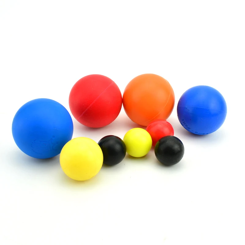 solid rubber balls