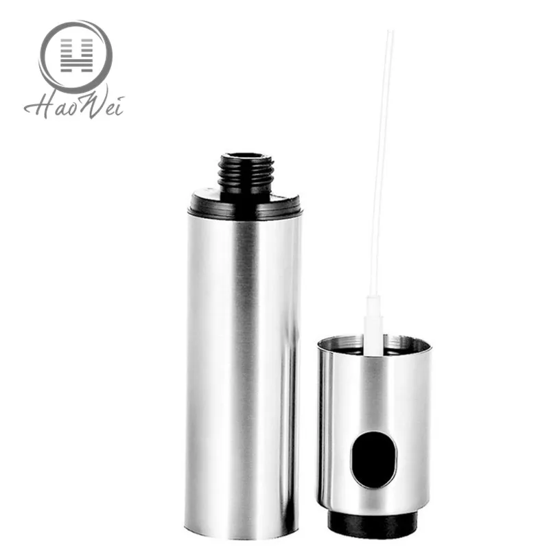 
100ml stainless steel mist pump cooking olive oil vinegar spray for kitchen barbecue 