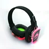 Led light wireless silent disco headphone stereo sound 500 meters distance RF-309