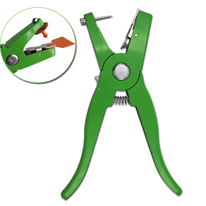 

Animal Ear Tag Plier Livestock Installation Tool Cow Ear Tag Applicator for Sheep Cattle Pig