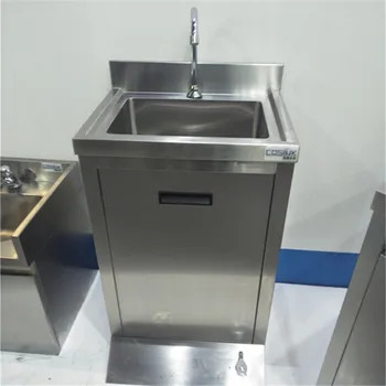 5 Star Hotel Stainless Steel Hand Wash Basin With Pedestal Foot