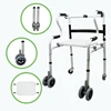 Rehabilitation Equipment Height Adjustable Aluminium Walking Assistance Frame for Disabled