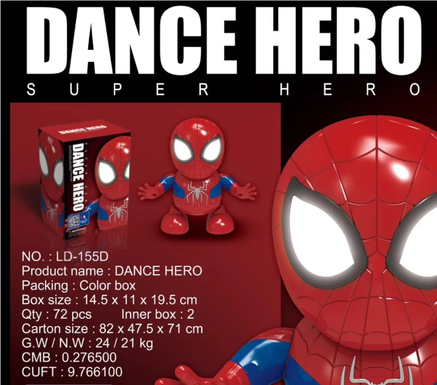 dancing spiderman toy