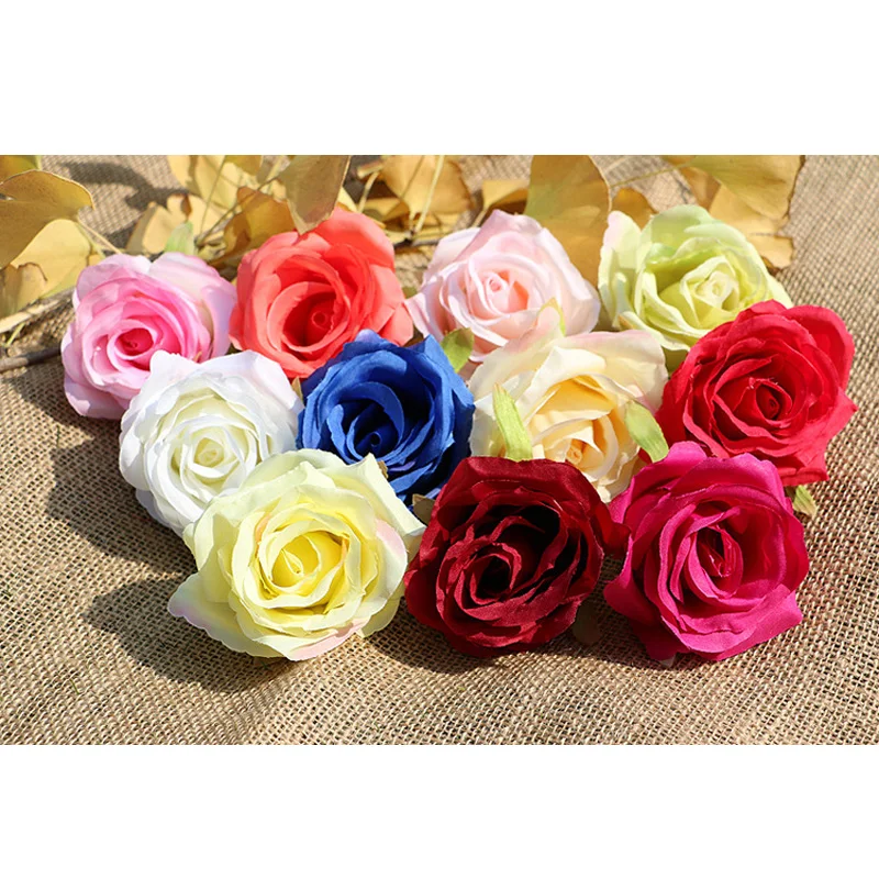 Spr Artificial Hydrangea Flowers Silk Artificial Rose Flowers Heads Diy