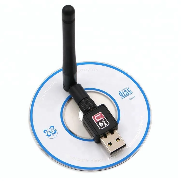 

150Mbps wireless network usb wifi adapter for PC desktop, Black