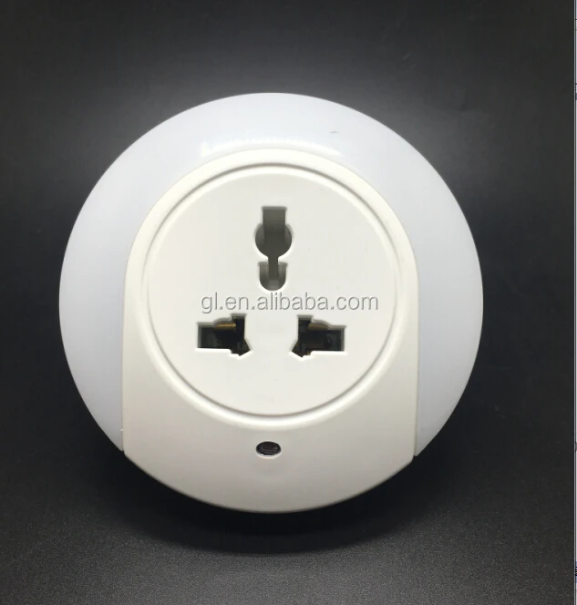 OEM A78C BEST SALE SENSOR PLUG IN NIGHT LIGHT 5V 2A WALL CHARGER LAMP LED  WITH BS SOCKET DUSK TO DAWN