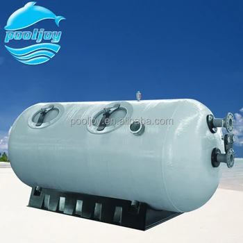 horizontal sand filter commercial pool larger