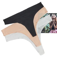 

Satin ice silk sexy women sport seamless panties underwear
