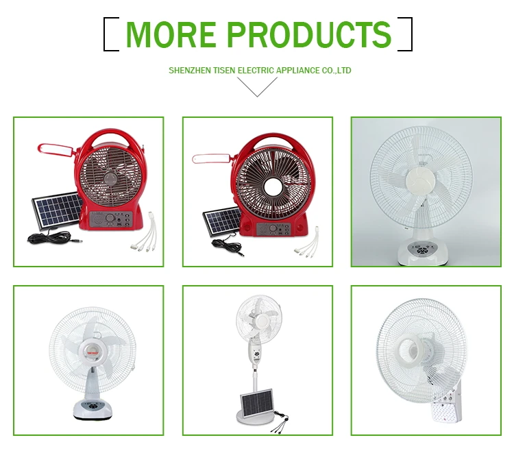 Rechargeable Fan, Solar, 38, Plastic - detail 12
