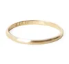 Small MOQ Solid 18k yellow customized gold ring