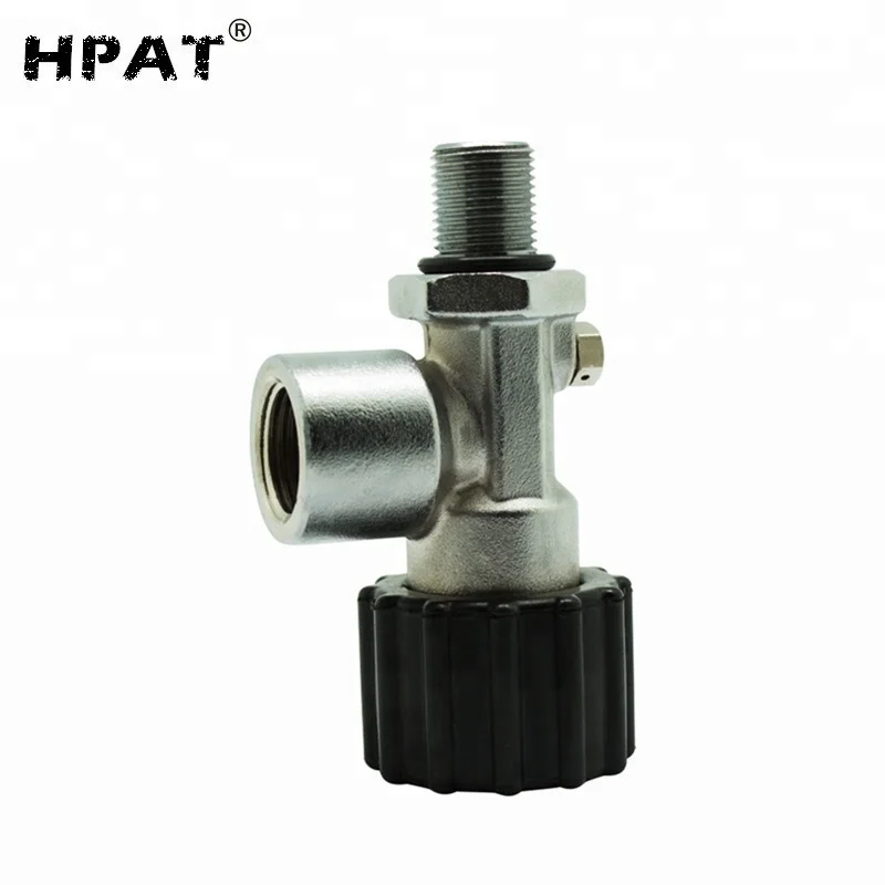 

Paintball Din Valve Tank ON/OFF Valves Male G5/8 Female 30Mpa/4500psi for M181.5 High Pressure Cylinders/CF Tank