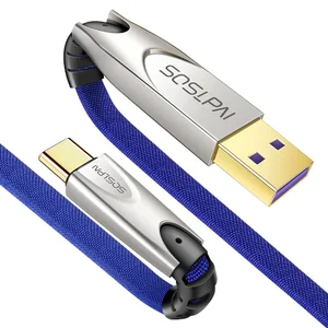 SOSLPAI 18W USB Type C Nylon Fabric Charging Cable Android