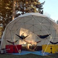 

Steel Dome House Outdoor Greenhouse Camping Geodesic Dome Tent