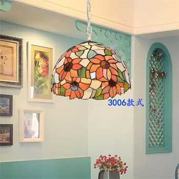 2017 New Style Factory Price Tiffany Glass Pendant Lamp Stained