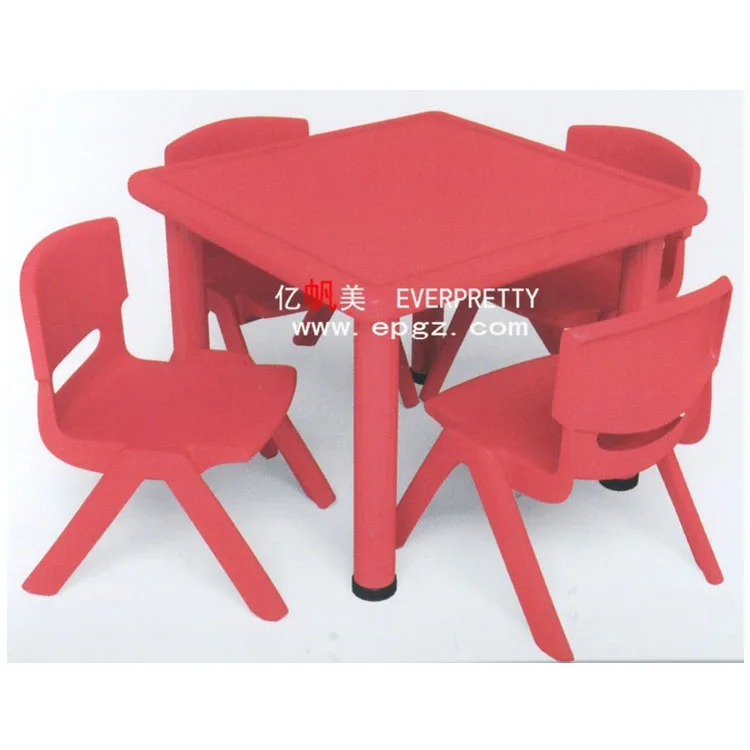 red kids table