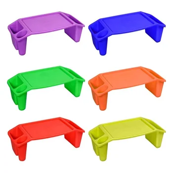 New Durable Assorted Color Kids Plastic Lap Tray Sturdy Multi