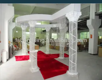 Crystal Roman Column For Wedding Decorations Mandap Hot Sale Buy
