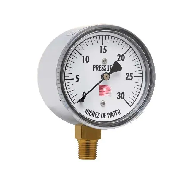 pressure gauge inches of water