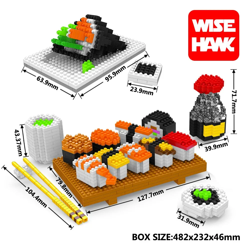 新しいwisehawkビルディングブロックおもちゃ寿司食品ナノブロック卸売用 Buy ナノブロック ビルディングブロックのおもちゃ シリーズ ナノビルディングブロック卸売 Product On Alibaba Com