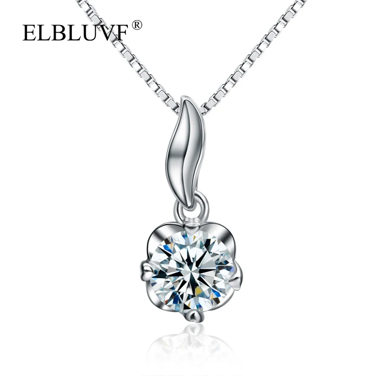 

ELBLUVF Woman Small Tadpole Pendant 925 Sterling Silver Necklace Jewelry