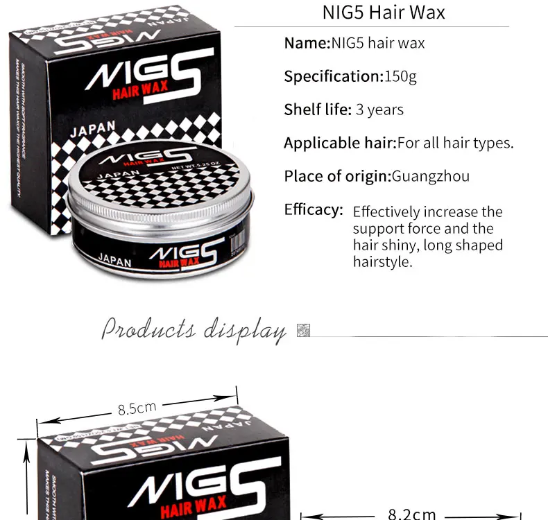 Private Label Mg5 Matte Color Hair Wax - Buy Hair Wax,Matte Color,Private  Label Product on 