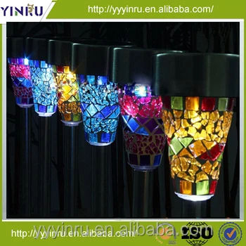 
YINRU-LED Mosaic mini solar garden pathway Led light 