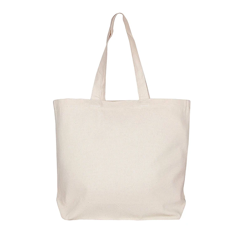 

Wholesale promotional reusable eco friendly foldable custom logo 10 oz plain cotton canvas tote bag, Customized