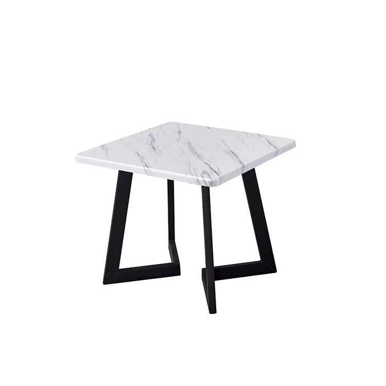 New Design Luxury Personality Design Dining Room Metal Leg Table