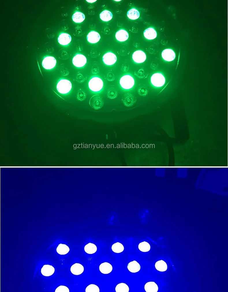 High Quality Led Light Par 54*3w Rgb Flat Par Stage Light Cob Par For