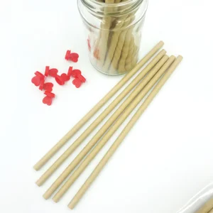 Image of Factory Price Bar Accessories Kraft Paper Material Wheat Straws wholesale biodegradable paper straws bulk packaging
