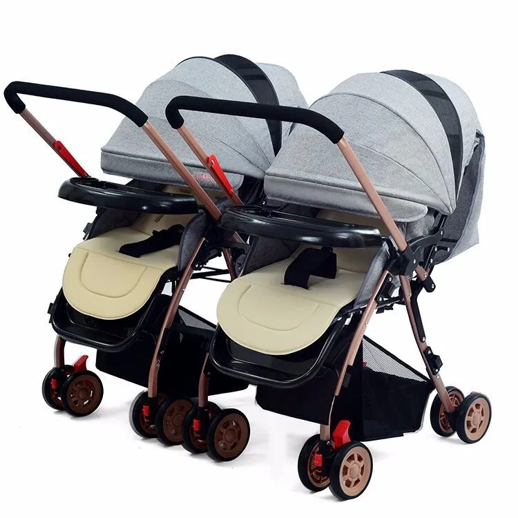 Reversible Handle Detachable Stroller Baby Stroller 3 In 1 Pram Car ...