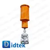 Didtek Alloy Steel WC6 Single Acting Spring Return Pneumatic Gate Valve