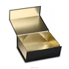 custom handmade foil stamping logo Printed gift magnetic folding Box
