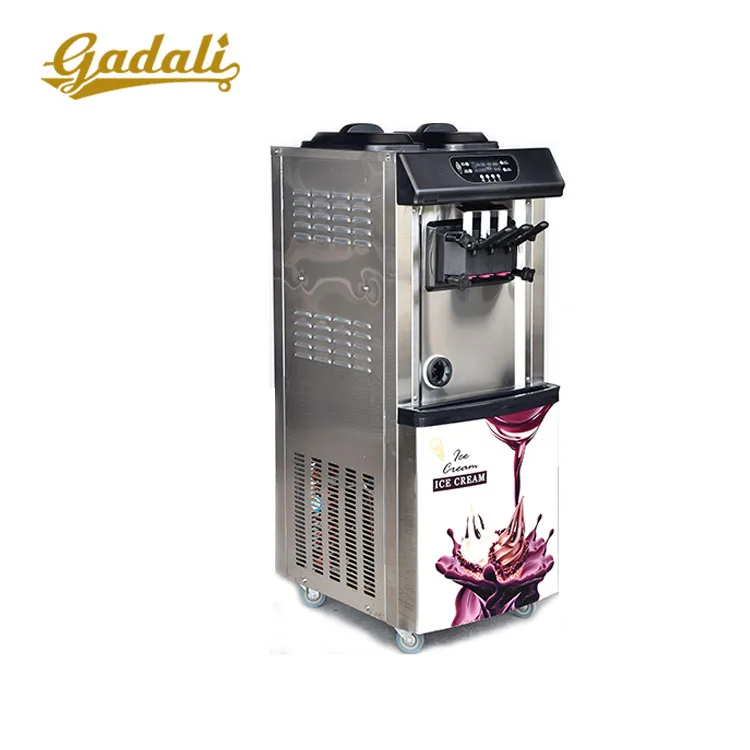 2000w Commercial Used 360 Ice Cream Machinehard Ice Cream Machine In