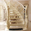 Best quality curv walnut stair wood stair step