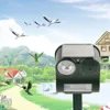 High Solar Power Like Gunshot Eagle Sounds Motion Activated Bird Repellent, Dog Mice Repellent