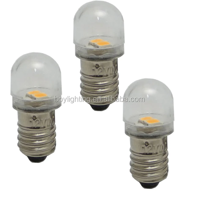 220V 3000k 6000k 4.5v e10 bulb 6v led bulb 12v 1w led bulb