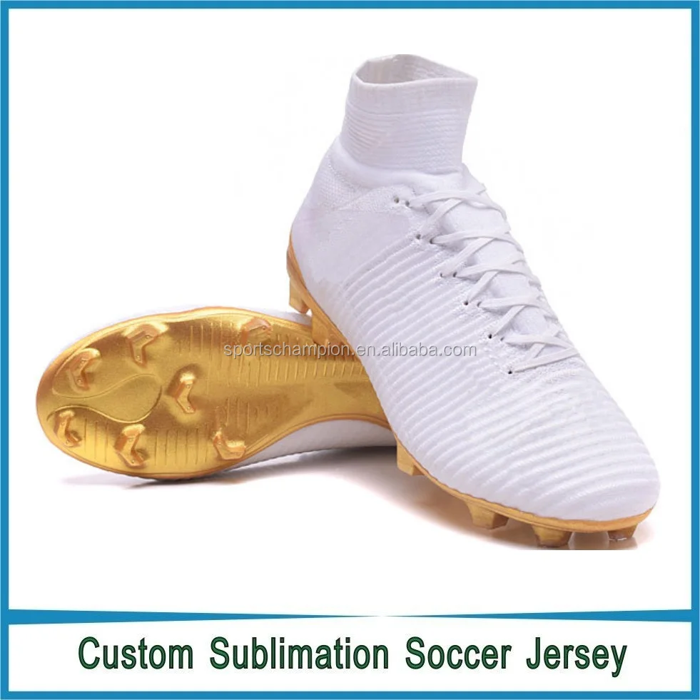 

2017 Season New Style Long Football Shoes Good Quality, White
