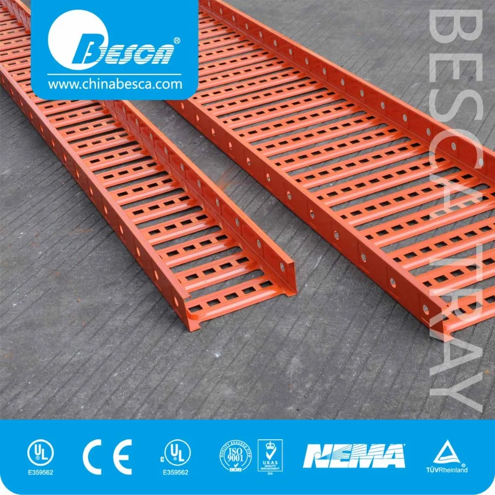 Galvabond鋼pre亜鉛めっきbc4 172 × 50 Australian Ladder Type Cable Trayとceとul