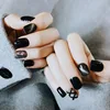 New arrival False nails Gray Pure Blue Designs Nude 24pcs purple Full Nail Tips Pink Ballerinas red false nail art