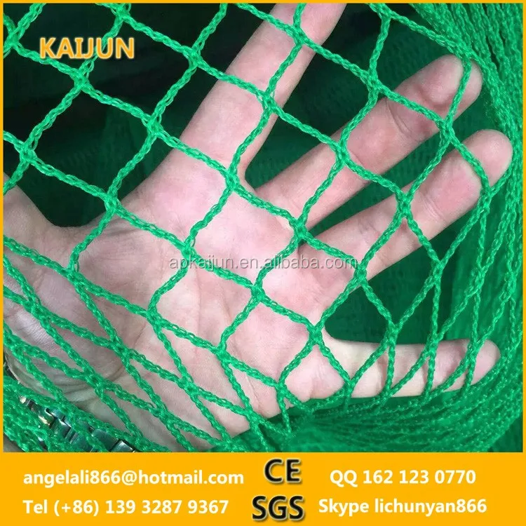 100%virgin Hdpe Green Knotless Netting,Knotless Bird Nets - Buy ...