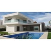 flat roof small steel prefabricated luxury villa modern house plans
