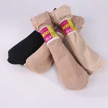 Zihooo Vendas quentes de Alta Qualidade Mulheres Meias de Veludo Meias Femininas verão Meias Finas meias de Seda Transparente 5 Par = 10 Peças 4 Cores S01