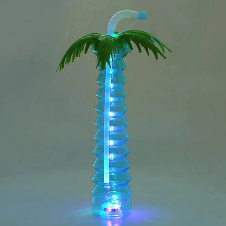 Factory Direct Disposable Luminous Palm Tree Cup Led Children's ...