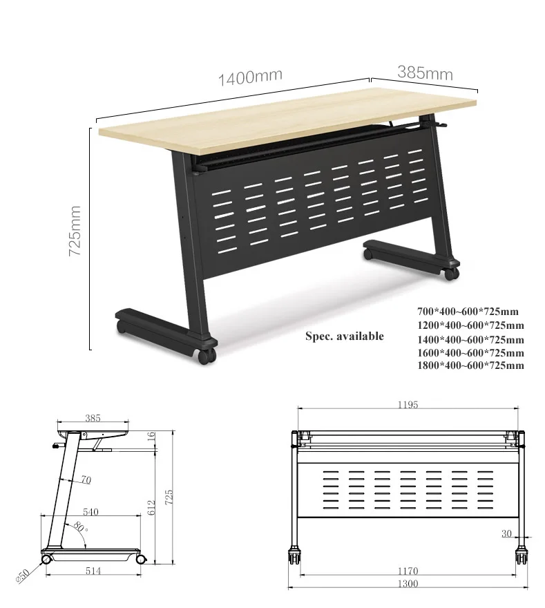 Modern Cheap Study Table Folding Office Study Desk University Furniture