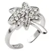 Sterling Silver Cubic Zirconia Palm Tree Toe Ring Wholesale