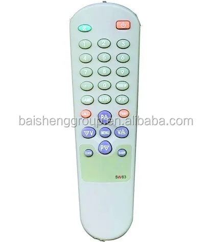 

universal TV remote control 5W63 with chip IC and plastic